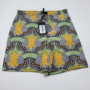 Cynthia Rowley Greenroom Printed Surf Board Shorts Size S